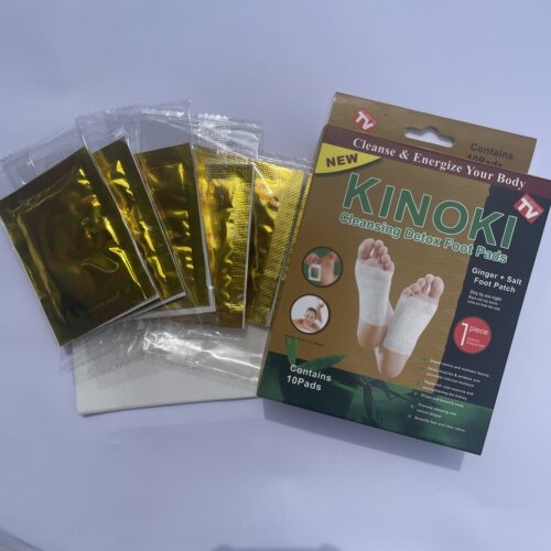 kinoki生姜盐艾草足贴祛湿改善睡眠金箔足贴