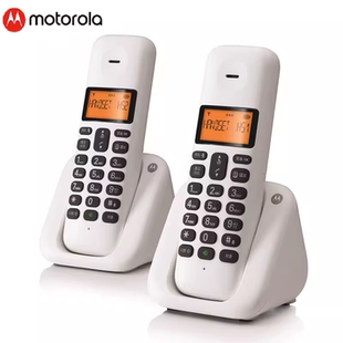 摩托罗拉T301C无绳电话机办公子母机家用办公插线座机移动固话
