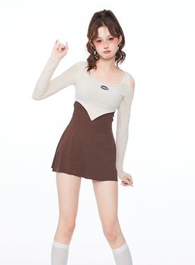 长袖泳衣女2024新款学生少女甜妹女孩保守显瘦遮肚分体纯欲泡温泉