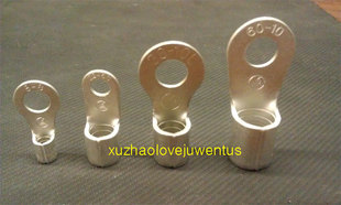 优质裸端头紫铜RNB14 16平方O型冷压接线端子500只 4圆形端子10