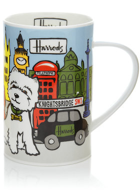 英国哈罗斯Harrods外贸原单西高地出口小熊陶瓷茶壶子母壶陶瓷杯