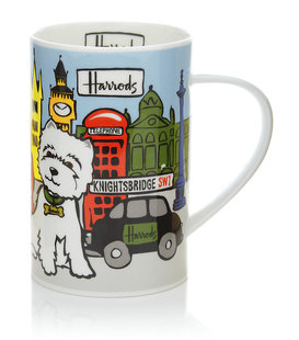 英国哈罗斯Harrods外贸原单西高地出口小熊陶瓷茶壶子母壶陶瓷杯