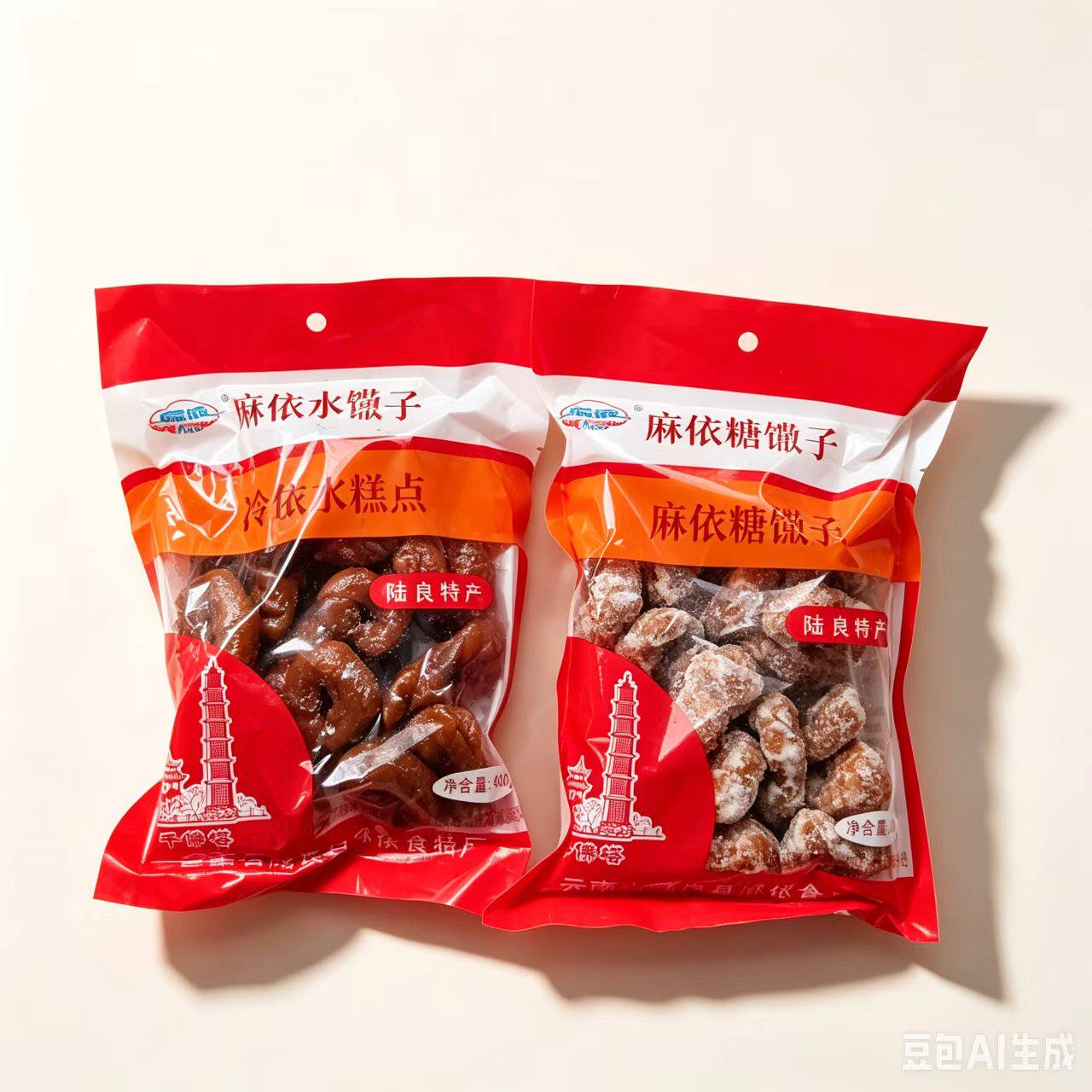 云南曲靖特产麻衣甜馓子小吃食品零食糕点陆良麻依馓子散子麻花