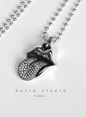 david纯银纯银圆珠链情侣