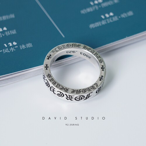 davidstudio十字架经典男女戒指