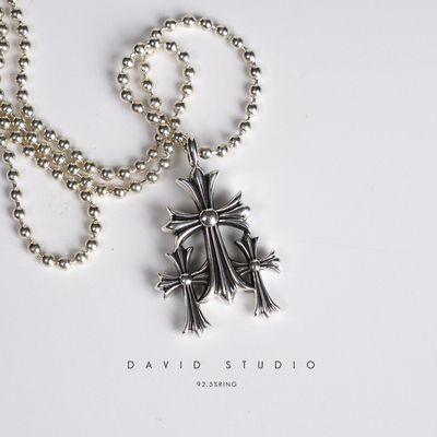 davidS925纯银纯银圆珠链