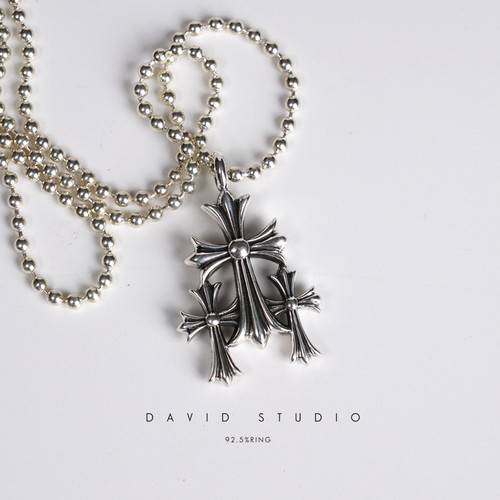 davidS925纯银纯银圆珠链