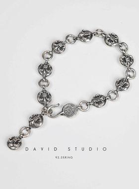 davidS925纯银做旧网