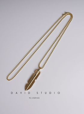 罗心定制羽毛新款INS推荐项链