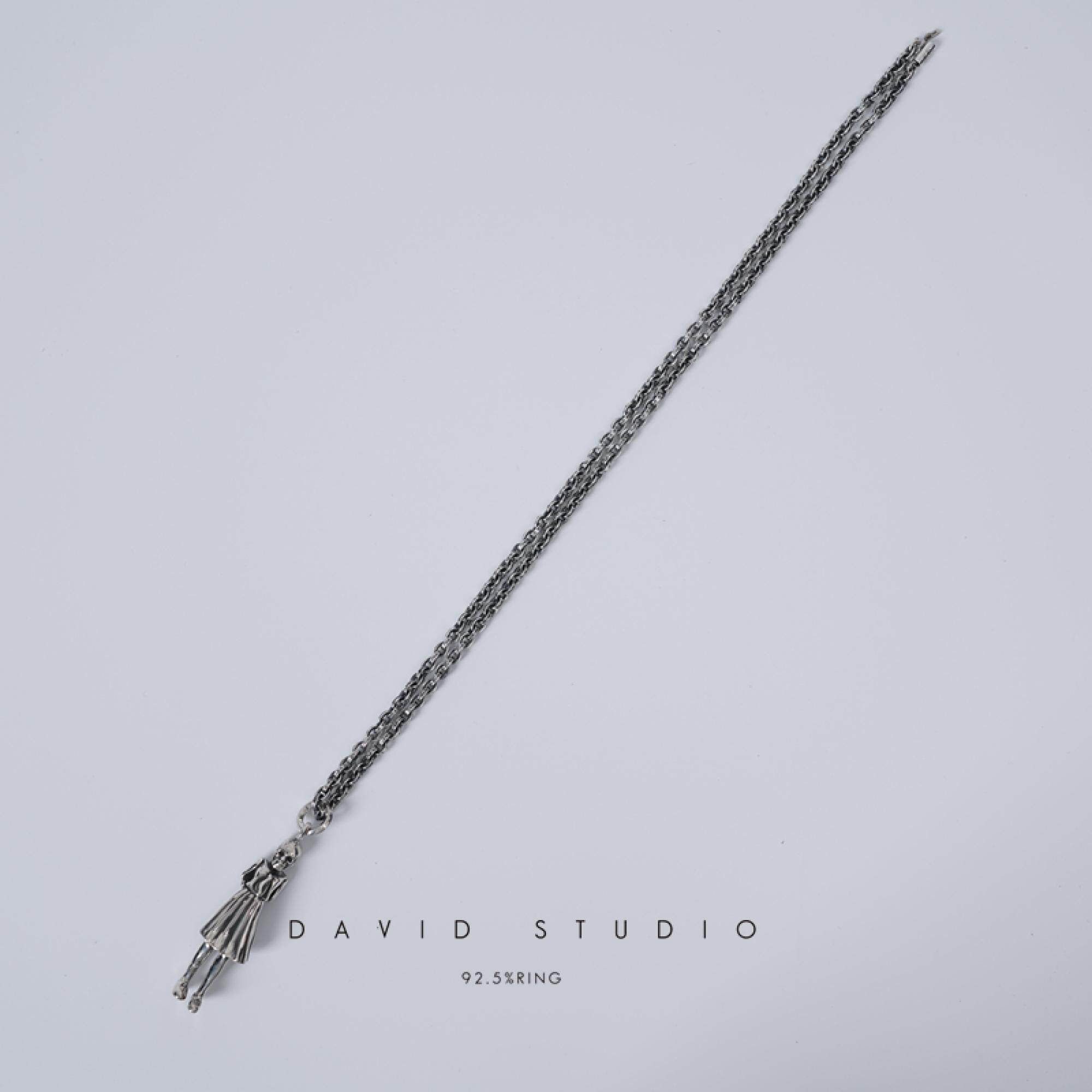 davidstudio925纯银权志龙项链图片
