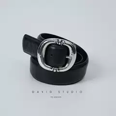 David Studio925 Sterling Silver Cross Belt Buckle Gd Zhou Yangqing Vintage Dark Style Unisex Belt