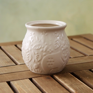 欧式复古工艺陶瓷花瓶花盆装饰摆件客厅插花装饰品桌面摆设瑕疵