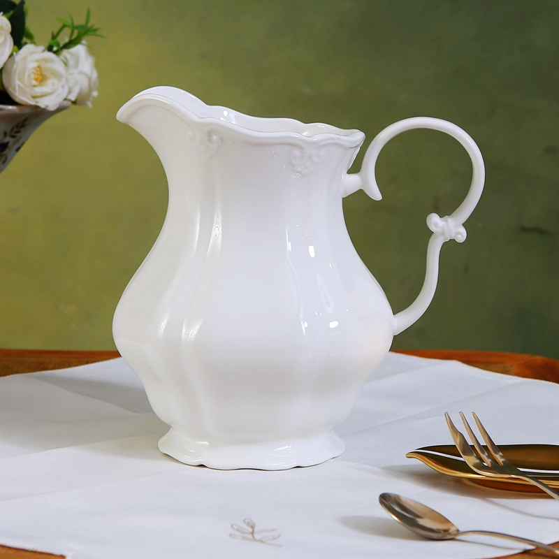 奶罐白色欧式釉下彩瓷器纯色