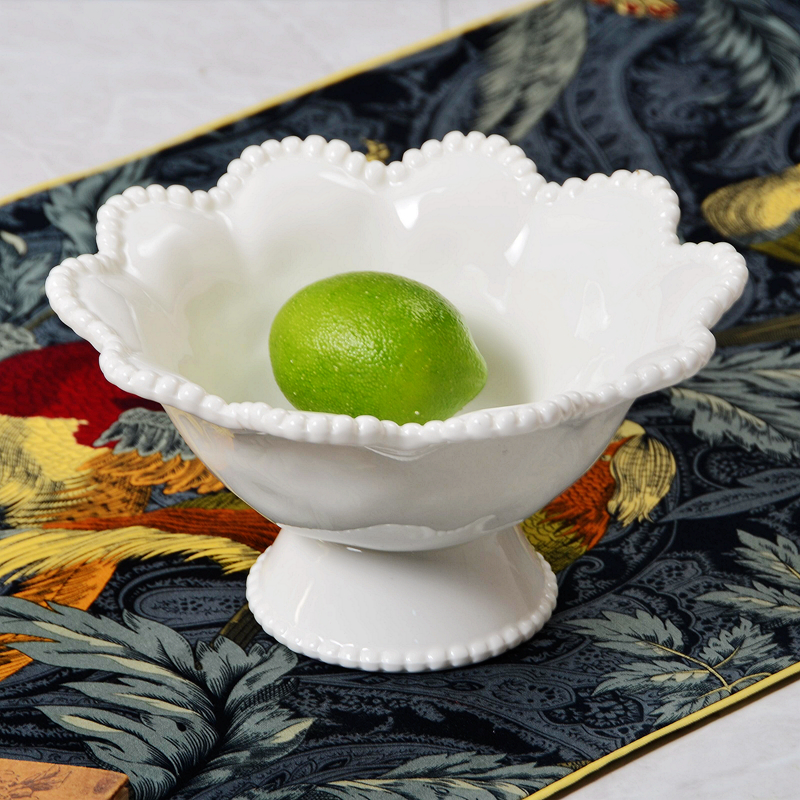 否陶瓷欧式珍珠水果盘