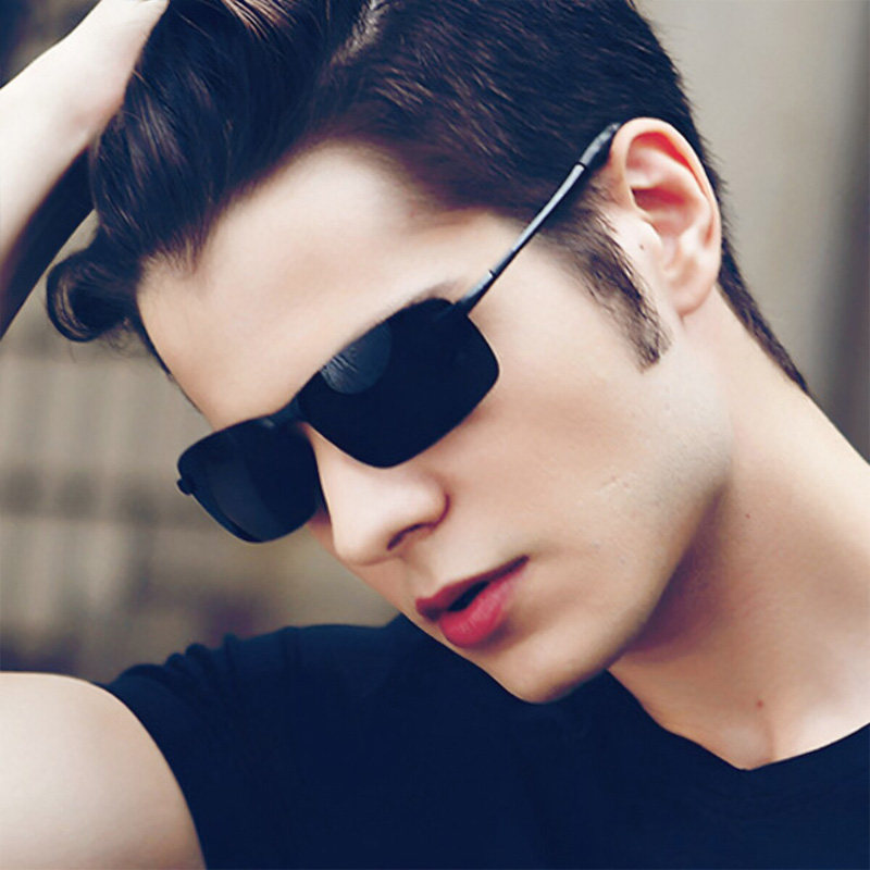 经典款偏光变色太阳镜男士复古驾驶墨镜开车骑行钓鱼日夜两用眼镜