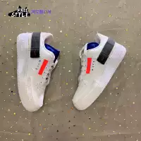 Nike Nike AF1 Low Type AF1 dây đeo giải mã bị hỏng móc laser air Force board giày CI0054-100 - Dép / giày thường giày thể thao nữ màu đen