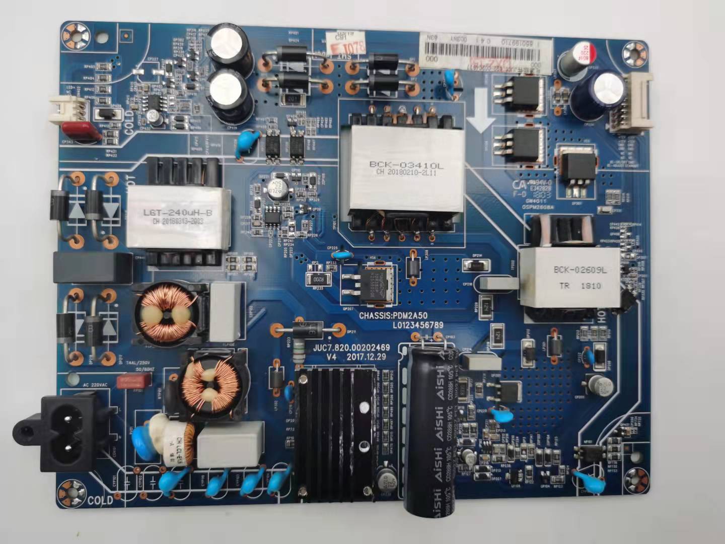 长虹电源板JUC7.820.00202469