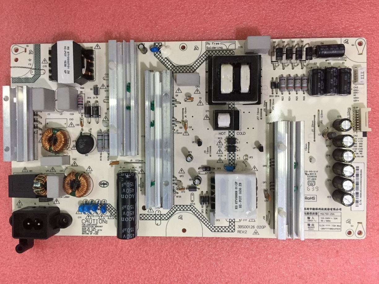 长虹电源板HQL75D-2SA480-W
