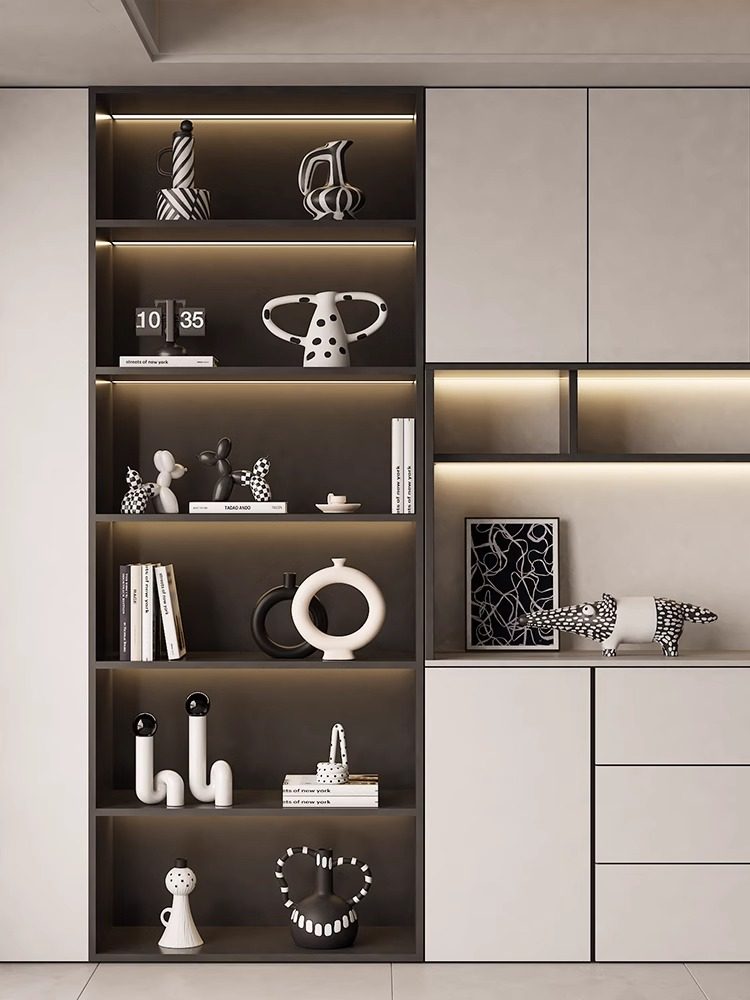 意式家居玄关入户高档摆件客厅电视柜餐边柜软装小众艺术装饰摆设,家居饰品,装饰摆件,淘宝优惠券,粉丝福利购,淘宝优惠卷