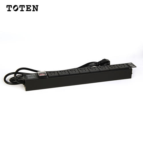 图腾8位5孔10A输入输出机柜PDU