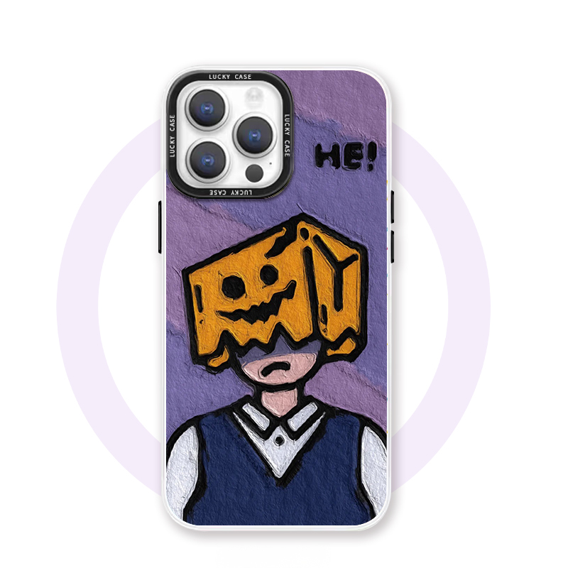搞怪油画 适用于iPhone16promax苹果15pro磁吸手机壳小众独特14高级感轻奢13浮世绘ins风华为pura70艺术小米