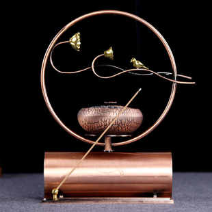 恋莲香古典音乐机线香炉盘香炉香薰炉古风家用铜炉