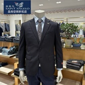 报喜鸟男单件西服上衣黑色百搭舒适大气意大利进口纯羊毛面料休闲