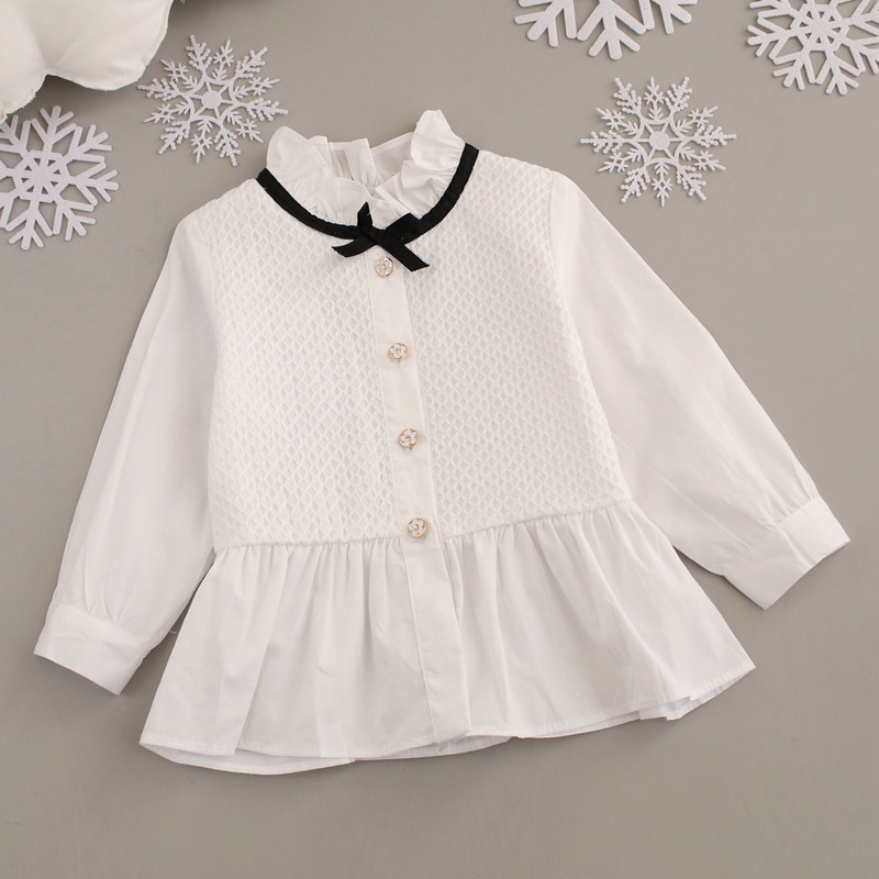 Chemise fille à manche longue - Ref 2085844 Image 1