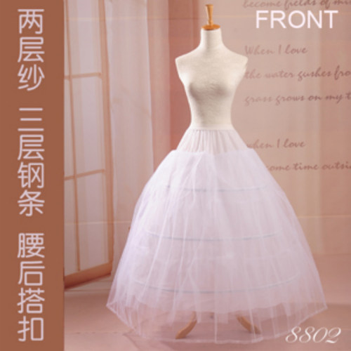 新款礼服可调节单钢婚纱礼服裙撑