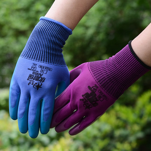 耐磨防水干活养花专用园艺手套