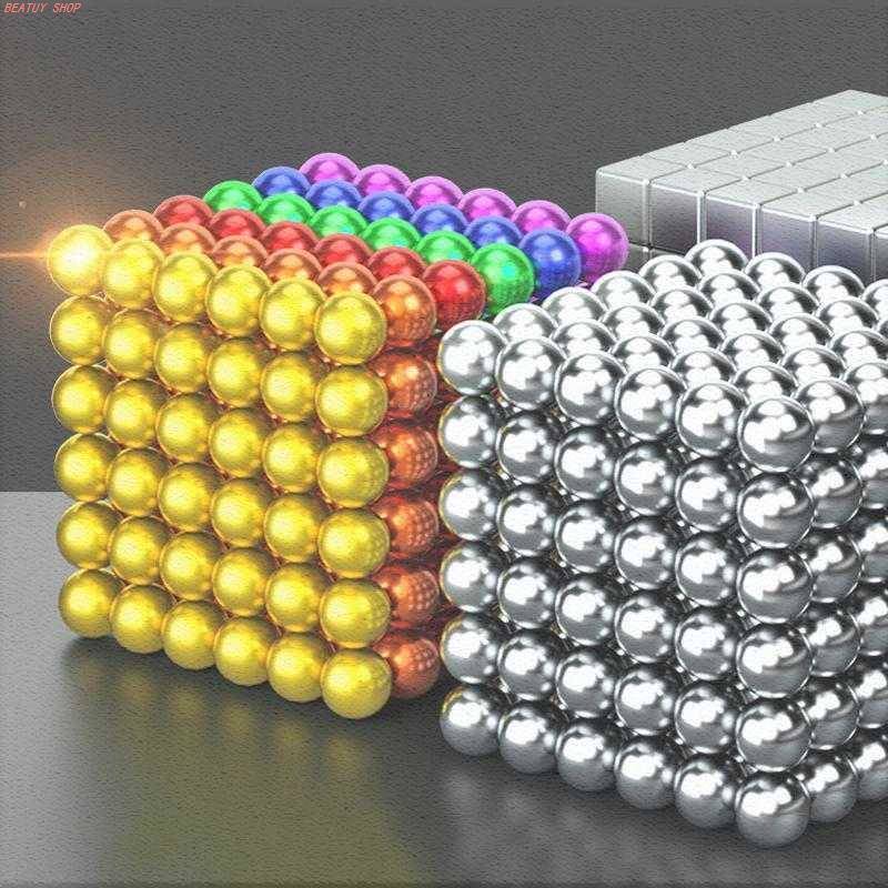 216pcs Magic Magnet DIY Beads Puzz Buck Balls 3D Toys 5mm
