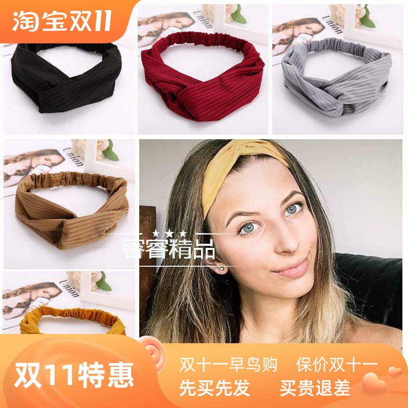 Women Headband Vintage Bands Hair Accessories girl Headdress