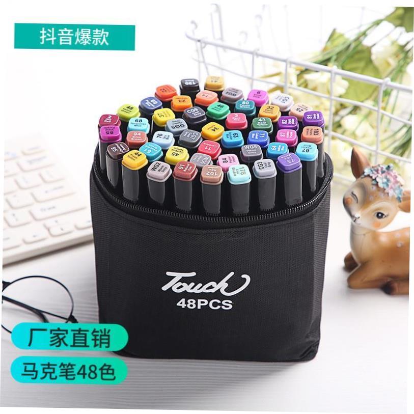 Color Marker set 48/80 color Animation student design pen图片