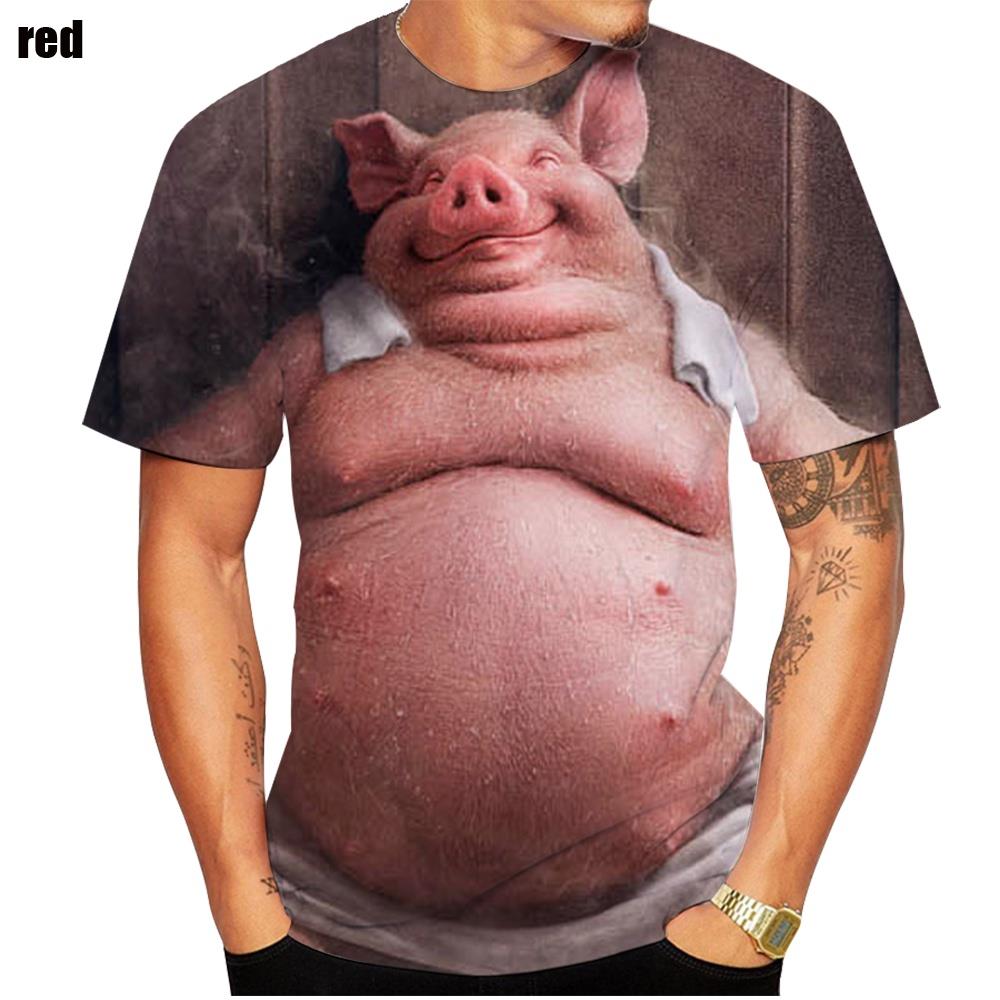 Fashion round neck 3D printing T-shirt 时尚圆领3D印花T恤男士