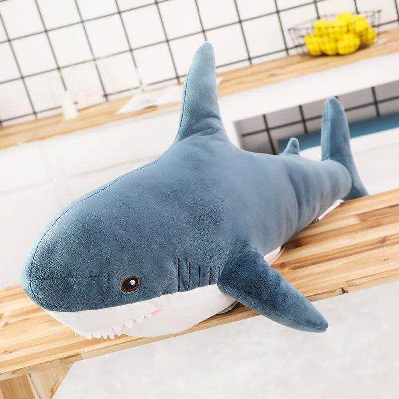 45/60/80cm Cute Shark Plush Toy Soft Stuffed Speelgoed Anima
