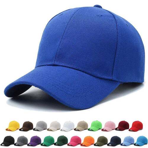 Unisex Cap Casual Plain Baseball Cap Adjustable Snapback Hat