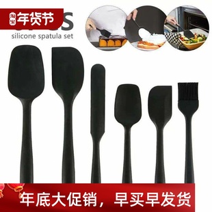 1-6Pcs Non-Stick Spatula Set Cooking Utensils Set Silicone C