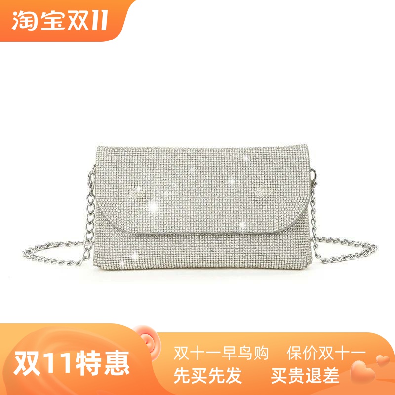 Women Evening Clutch Bag Glitter Handbag Shoulder Crossbody0