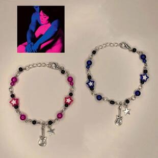 New Pcs Set YK Couple Bracelets TV Girl Matching Bracelets