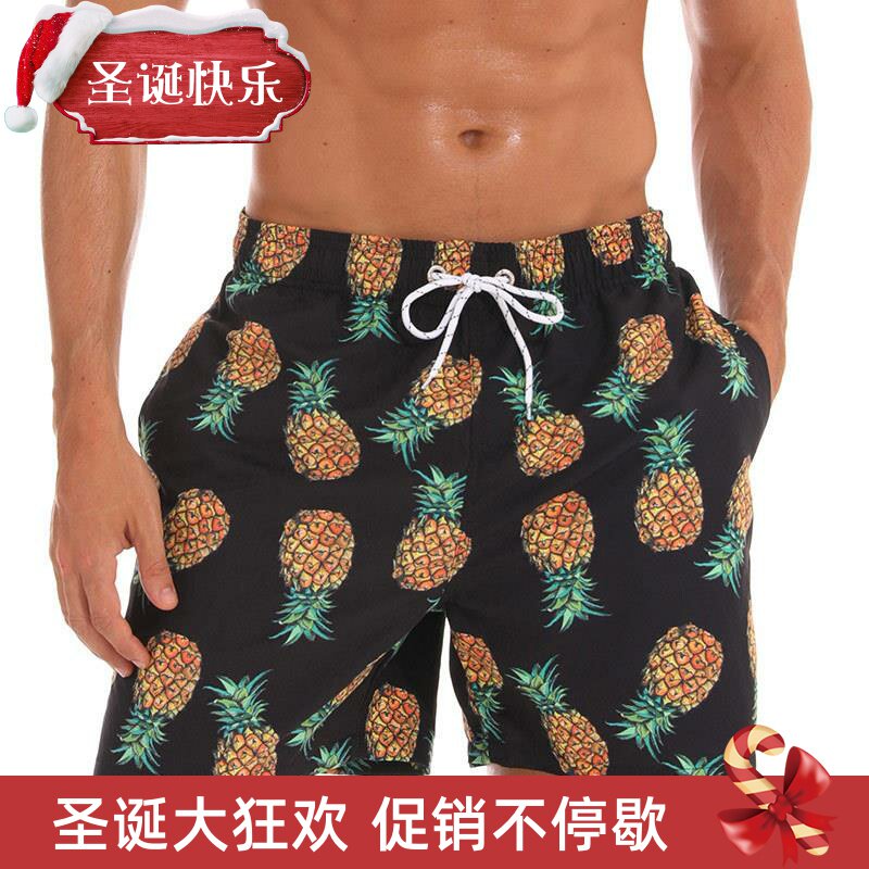 3D printing fashion sports capris for men 3D印花时尚五分裤男