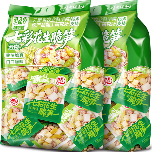 滇品客农科院七彩花生米泡椒脆笋
