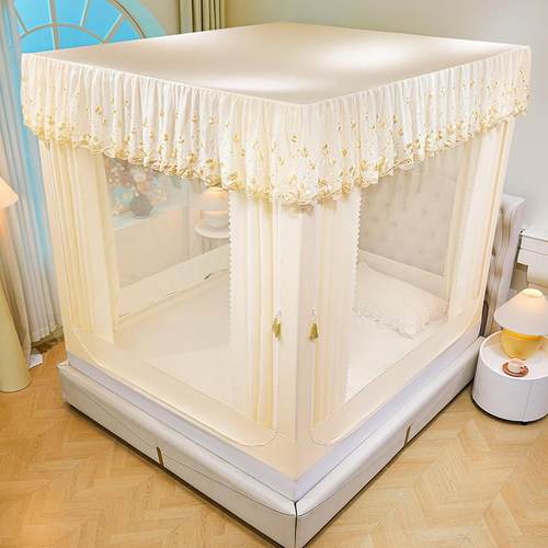 防尘遮光铁坐床A类密床帘蚊帐