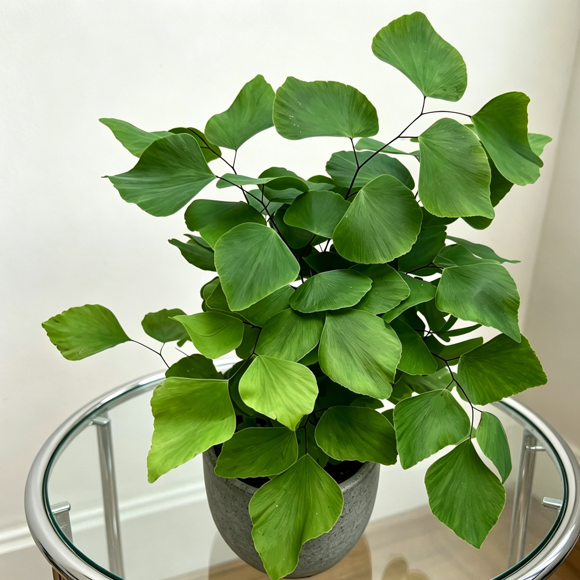 巨型大叶秘鲁银币铁线蕨室内蕨类客厅茶几耐阴造景绿植物净化空气