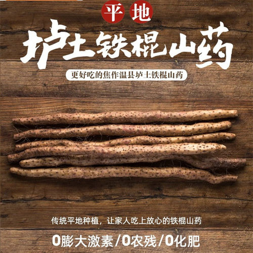 怀草香新鲜铁棍山药家庭装