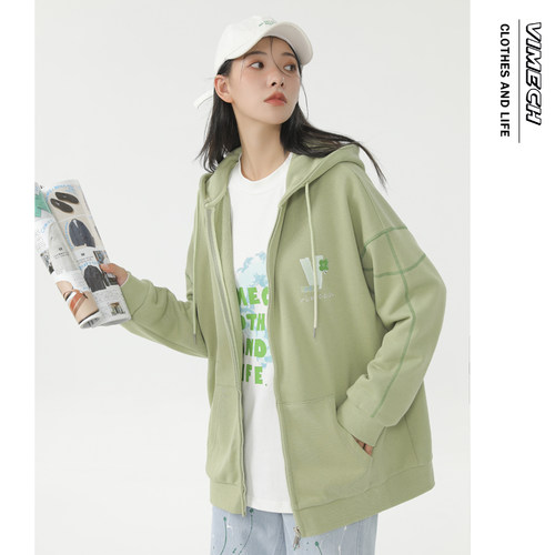 潮牌vimech男女开衫卫衣