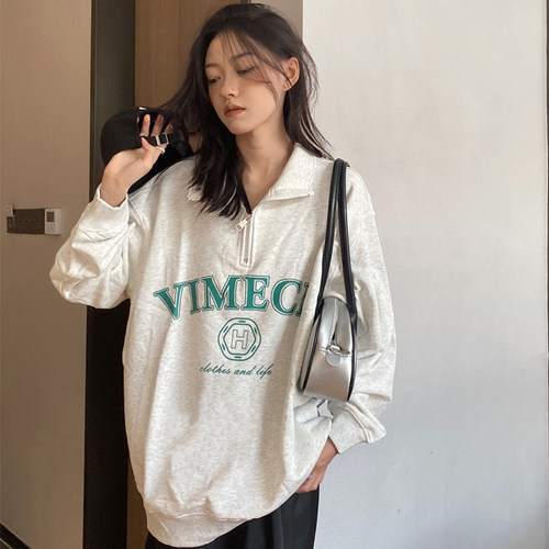 vimech宽松棉美式卫衣