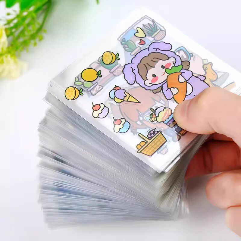 手账贴纸卡通可爱透明贴纸装饰手账本DIY贴纸装饰贴纸手账本贴纸
