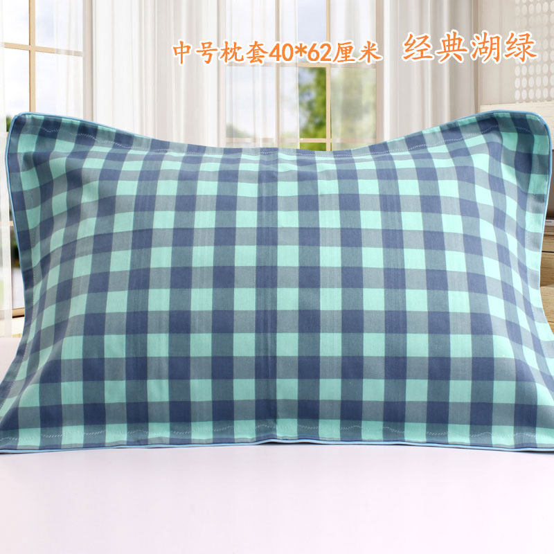 中号粗布拉链枕套内径40*62厘米