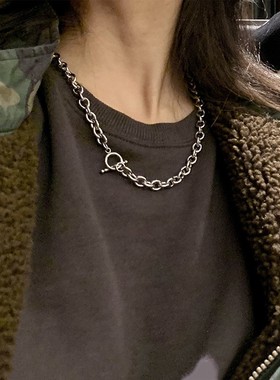 新款蹦迪嘻哈街头酷毛衣链