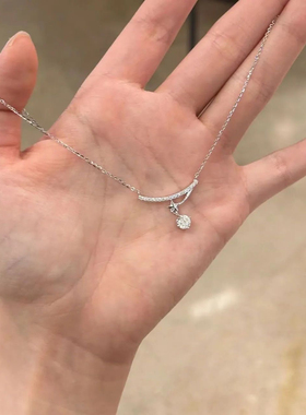 许愿星微笑项链女2025新品夏轻奢清冷感吊坠钛钢不掉色锁骨链颈链
